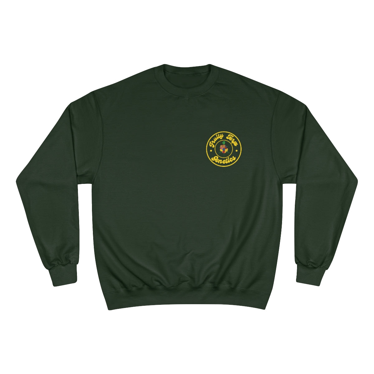 Fruity Terps™️ Genetics Low Pro Sweatshirt Yellow Logo