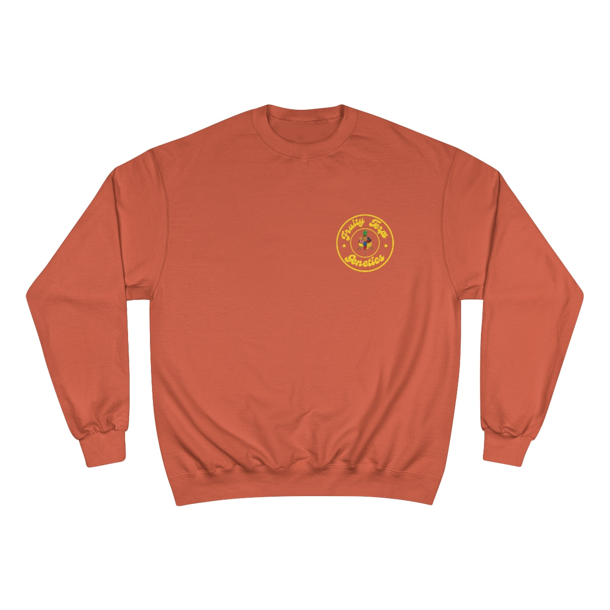 Fruity Terps™️ Genetics Low Pro Sweatshirt Yellow Logo