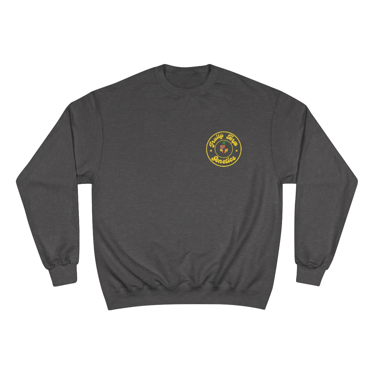 Fruity Terps™️ Genetics Low Pro Sweatshirt Yellow Logo