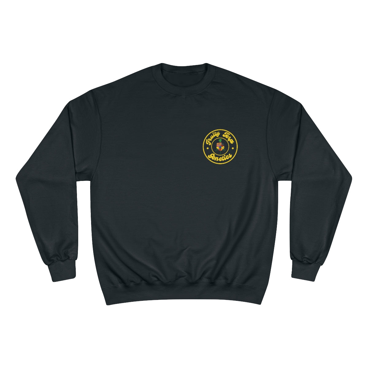 Fruity Terps™️ Genetics Low Pro Sweatshirt Yellow Logo