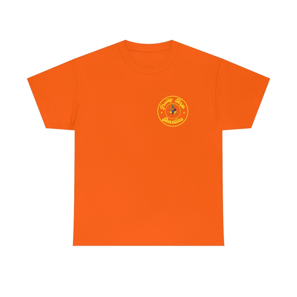 Fruity Terps™️ Genetics Low Pro Tee Yellow Logo